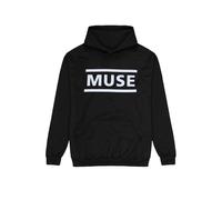 Muse - White Logo - Hoodie - Schwarz - S - 80% Baumwolle, 20% Polyester Schwarz S