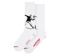 MuseARTa Unisex Socken Banksy Graffiti - Flower Bomber 40|41|42|43|44|45|46 1 Stk.