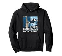 Music Mountains Montreux Switzerland Summer Festival Pullover Hoodie