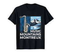 Music Mountains Montreux Switzerland Summer Festival T-Shirt