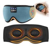MUSICOZY 3D Schlafmasken Kopfhörer, 100% Verdunkelung, Schlafkopfhörer, Bluetooth-Augenmaske mit Kopfhörern zum Schlafen, Reisen, Nickerchen, Entspannen, Meditieren