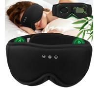MUSICOZY Schlafkopfhörer Bluetooth 5.4 3D Bambus-Baumwolle Schlafmaske