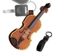 Musik-Auto-Schlüsselanhänger - Leder-Geigenanhänger, stilvolles Taschenzubehör, Mini-Schlüsselhalter mit hochwertigem Material | Ideal für musikbegeisterte Männer als Geschenke für Abschlussfeiern