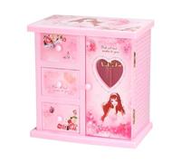 Musik-Schmuckkästchen für Mädchen,Musik-Schmuckkästchen - Musikalische Schmuckschatulle für Kinder - Musikalische Schmuck-Aufbewahrungsbox für Mädchen, Schmuck-Spin-Spieluhr zum Organisieren von Schmu