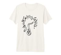 Musiknoten Musik Musiker Notenschlüssel Noten Premium T-Shirt