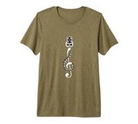 Musiknoten Musik Musiker Notenschlüssel Noten Premium T-Shirt