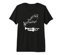 Musiknoten Musik Musiker Notenschlüssel Noten Premium T-Shirt