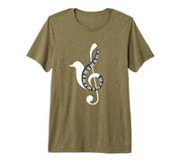 Musiknoten Musik Musiker Notenschlüssel Noten Premium T-Shirt