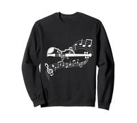 Musiknoten Musik Musiker Notenschlüssel Noten Sweatshirt