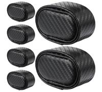 MUSISALY Display Kissen für Uhren und Schmuck 6er Pack Schwarz, 6.8x4.5x3cm, aus PU Leder und Schwamm, geeignet für Armband und Knöchelkette in Schmuckvitrine