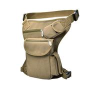 MUSISALY Leichte Verstellbare Canvas Beintasche für Fahrradfahren und Outdoor Atmungsaktiv und Wasserabweisend Vielseitig Nutzbar für Camping Wandern und Taktische Einsätze