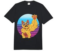 Muskeln Maneki-Neko Starke Glückskatze Buff japanisch Comfort Colors Adult Heavyweight T-Shirt