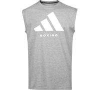Muskelshirt ADIDAS PERFORMANCE "Community Tank Top Boxing" Gr. L, grau, Shirts, Herren, L, Obermaterial: 100% Baumwolle (30432648-L) grau