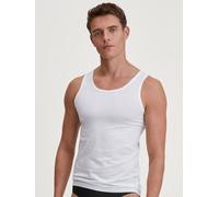 Muskelshirt CALIDA "Natural Cooling", Herren, Gr. L (52/54), weiß, Single Jersey, Obermaterial: 90% Lyocell (TENCEL™), 10% Elasthan, unifarben, figurbetont normal, Rundhals, Shirts, Rundhals-Ausschnit