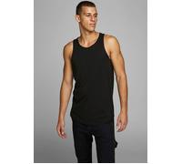 Jack & Jones Herren Tanktop BASIC TANK TOP 100% Baumwolle unifarben Schwarz L