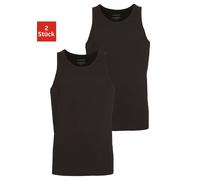 JACK & JONES Male Tanktop 2er-Pack Einfarbig Tanktop