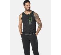 Jan Vanderstorm Comfort Fit Tank Top hellgrün, Bedruckt