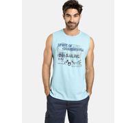 Muskelshirt JAN VANDERSTORM "Doppelpack Tanktop LENNY", Herren, Gr. XL, blau, Obermaterial: 100% Baumwolle CO., Tops (44070922-XL) blau