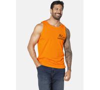 Muskelshirt JAN VANDERSTORM "Tanktop FELTON", Herren, Gr. L, orange, Obermaterial: 100% Baumwolle CO., Tops (38861866-L) orange
