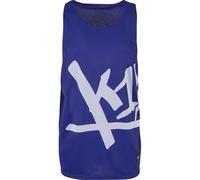 Muskelshirt K1X "K1X Herren KXM241-038-2 K1X Bl Mesh Jersey", Herren, Gr. XXS, royal blau, 100% Polyester, bedruckt, relaxed fit, U-Boot-Ausschnitt, Shirts (28557835-XXS) royal blau