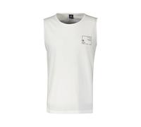 Muskelshirt LERROS "LERROS Tanktop mit Brustprint", Herren, Gr. 3XL, weiß, 100% Baumwolle, Shirts Muskelshirt (37232611-XXXL)