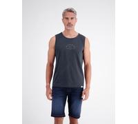 Tanktop LERROS, Herren, Gr. XXL, classic navy, Single Jersey, Obermaterial: 100% Baumwolle, bedruckt, regular fit hüftbedeckend, Rundhals, Tops Tanktop, Sommershirt/ärmellos mit Frontprint (28769709-X
