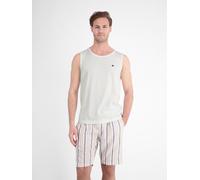 Muskelshirt LERROS "Sportliches Tanktop aus Baumwolle mit Rundhalskragen", Herren, Gr. XL, weiß (broken weiß), 100% Baumwolle, Rundhals, Shirts (43805528-XL) broken weiß