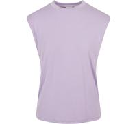 Muskelshirt URBAN CLASSICS "Urban Classics Damen Ladies Modal Padded Shoulder Tank", Damen, Gr. XS, lila, 77% Modal, 23% Polyester, unifarben, oversize, Rundhals, Shirts Muskelshirt (86942507-XS)