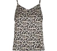 Muskelshirt URBAN CLASSICS "Urban Classics Ladies Leo Slip Top", Damen, Gr. M, leo, 100% Polyester, bedruckt, normal, ohne Ausschnitt, Shirts (10461053-M) leo
