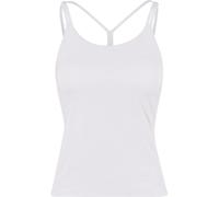 Muskelshirt URBAN CLASSICS "Urban Classics Ladies Sports Top Ladies Sports Top", Damen, Gr. L, weiß, 80% Nylon, 20% Elasthan, unifarben, normal, ohne Ausschnitt, Shirts (30001211-L) weiß