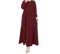 Muslimische Kleider Damen Elegant Gebetskleidung - Sommerkleid Elegant Lang Abaya Ramadan Kleid Langarm Gebetskleid Kaftan Strand Maxikleider Muslimische Kleidung Frauen Orientalisches Kostüm
