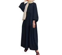 Muslimische Kleider Damen Zum Beten, Gebetskleidung für Frauen, Sommerkleid Elegant Abaya Kleid Gebetskleid Kaftan Strand Maxikleider Orientalisches Kostüm Kleidung für Muslimische Frauen