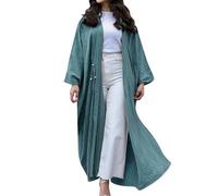 Muslimische Kleider Damen Zum Beten, Gebetskleidung für Frauen, Sommerkleid Elegant Abaya Kleid Gebetskleid Kaftan Strand Maxikleider Orientalisches Kostüm Muslimische Kleidung Frauen