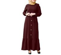Muslimische Kleider Damen Zum Beten - Gebetskleidung für Frauen - Sommerkleid Elegant Abaya Kleid Gebetskleid Kaftan Strand Maxikleider Orientalisches Kostüm Muslimische Kleidung Frauen Sommer