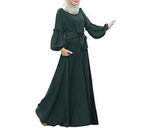 Muslimische Kleider für Damen Langarm Chiffon Robe Arabisch Dubai Kaftan Islamische Abaya für Ramadan