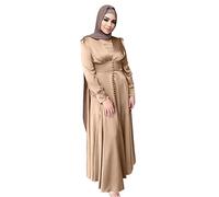 Muslimische Kleider für Damen Langarm Chiffon Robe Arabisch Dubai Kaftan Islamische Kleidung Abaya für Ramadan