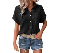 Musselin Bluse Hawaii Hemd Damen Oberteile Elegant Kleid Kurzarm Longbluse Sommerbluse Italienische Mode Tunika Sommer Die Discounter Damenblusen Online Shop Sommerpullover Leicht Set Kleidung Blusen