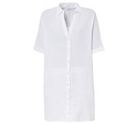 Shirtbluse BONPRIX "Oversize-Longbluse aus softem Musselin", Damen, Gr. 42, weiß, Obermaterial: 100% Baumwolle, oversize, Blusen, Oversize-Passform, für warme Tage, aus weichem Musselin (43543861-42)