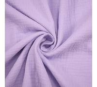 Musselin Stoff Sunny, Double Gauze | ab 50cm x 130cm (flieder)