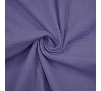 Musselin Stoff Sunny, Double Gauze | ab 50cm x 130cm (lavendel)