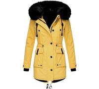 Must Have, Damen Strickjacken Sale, Herbstmantel Damen Elegant Winter Jacke Dicker, Warmer Parka Mit Fleecefutter Und Kapuze, Lockerer Daunenmantel Bomberjacke Damen, Reduzierte Winterjacken Damen
