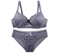 Must Haves Aesthetic Bestellungen BH Set Damen Push Up BH Mit Bügel Spitze Unterhosen Dessous Sets Große Größen Bequeme Vollschalen BH Slip Frauen Babydoll Lingerie Unterwäsche Sale