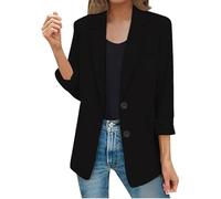 Must Haves Teenager, Weihnachten Sale, Blaser Jacke Damen Freizeitjacke Mit Taschen Langen Ärmeln Vorne Offen Mit Knopfleiste Arbeitsjacke Mit Rotes Top Damen Sexy, Black Friday Angebote 2024 Ab Wann
