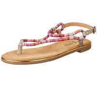 Mustang 1308-802-598, Damen Zehentrenner, Rot (pink/Multi 598), 36 EU (3.5 UK)