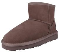 MUSTANG Stiefelette 1343-609 Veloursleder, Warmfutter, dunkelgrau, Damen Größe 39