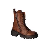 MUSTANG Damen Schnürboot Trend Stiefelette Zierreißverschluss Schnürung 1469-502, Größe:41 EU, Farbe:Braun