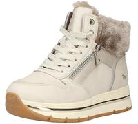 Sneaker MUSTANG SHOES "Mustang Shoes Sneaker Lederimitat/Textil", Damen, Gr. 38, ivory, Lederimitat, Textil, Schuhe Sneaker (61305257-38) ivory