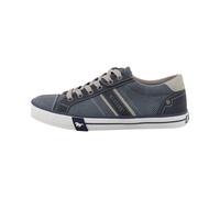 MUSTANG Herren Low-Top Sneaker, Männer Halbschuhe,Freizeitschuhe,Turnschuhe,Laufschuhe,schnürschuhe,schnürer,Sportschuhe,Blau,42 EU