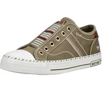 Sneaker MUSTANG SHOES "Mustang Shoes Sneaker Textil", Herren, Gr. 40, grün, Textil, Schuhe Sneaker (32429754-40) grün