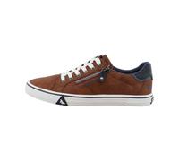 MUSTANG Herren Low-Top Sneaker, Männer Halbschuhe,straßenschuhe,Strassenschuhe,Freizeitschuhe,Turnschuhe,Laufschuhe,Braun,46 EU